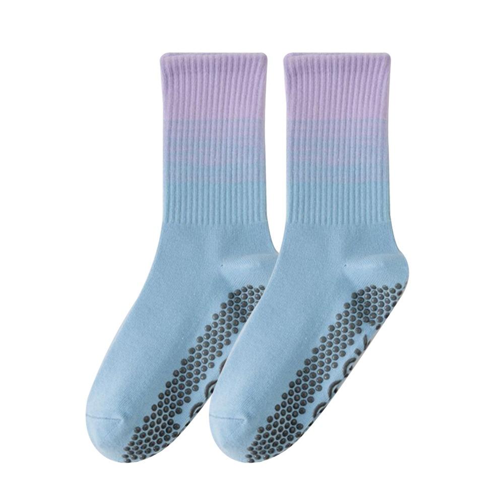Non-Slip Pilates Socks Breathable Sport Socks Casual Mid Tube Socks