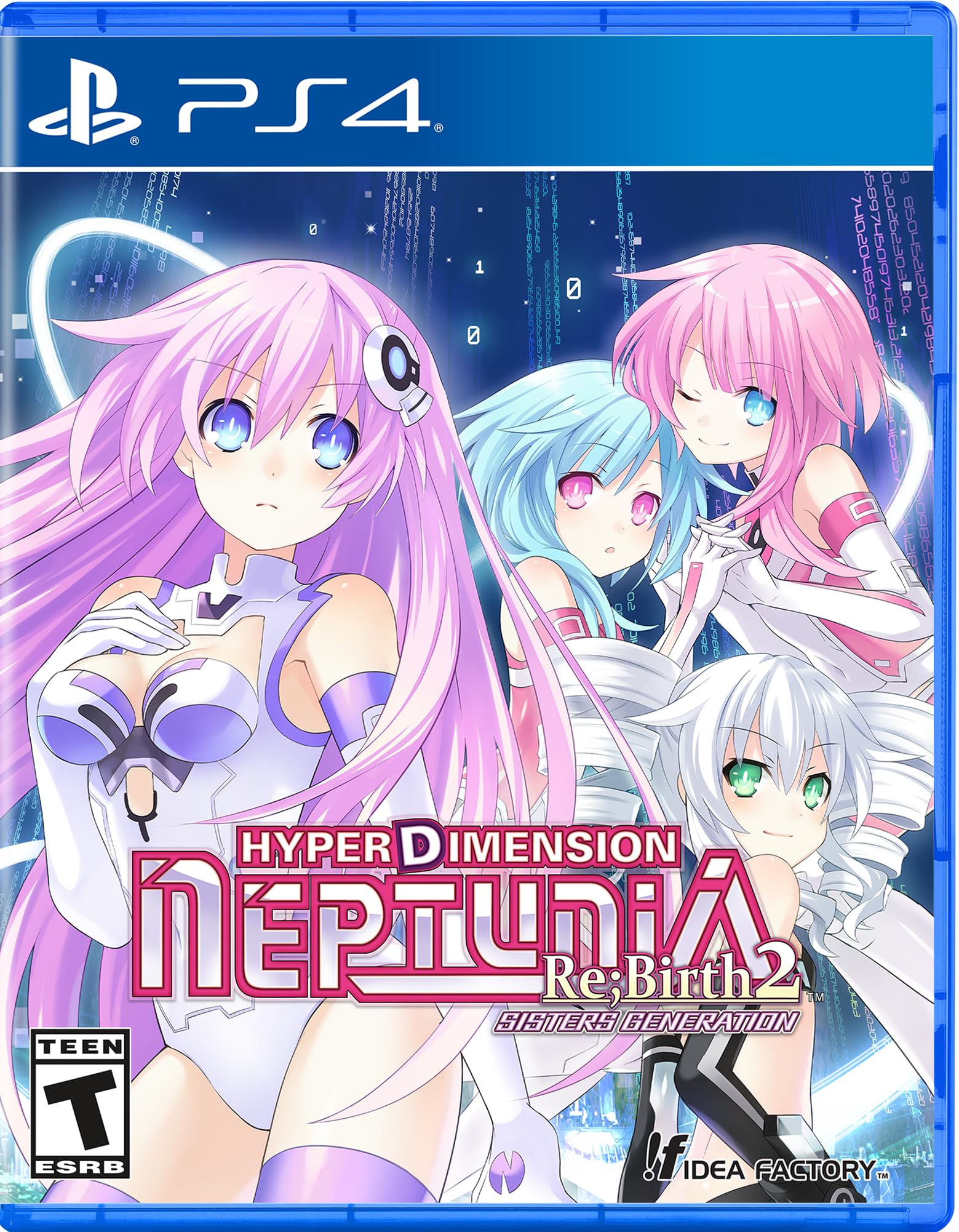 

Hyperdimension Neptunia Sisters Generation North PS4 Re;Рождение2 (Импорт Америка) - синий