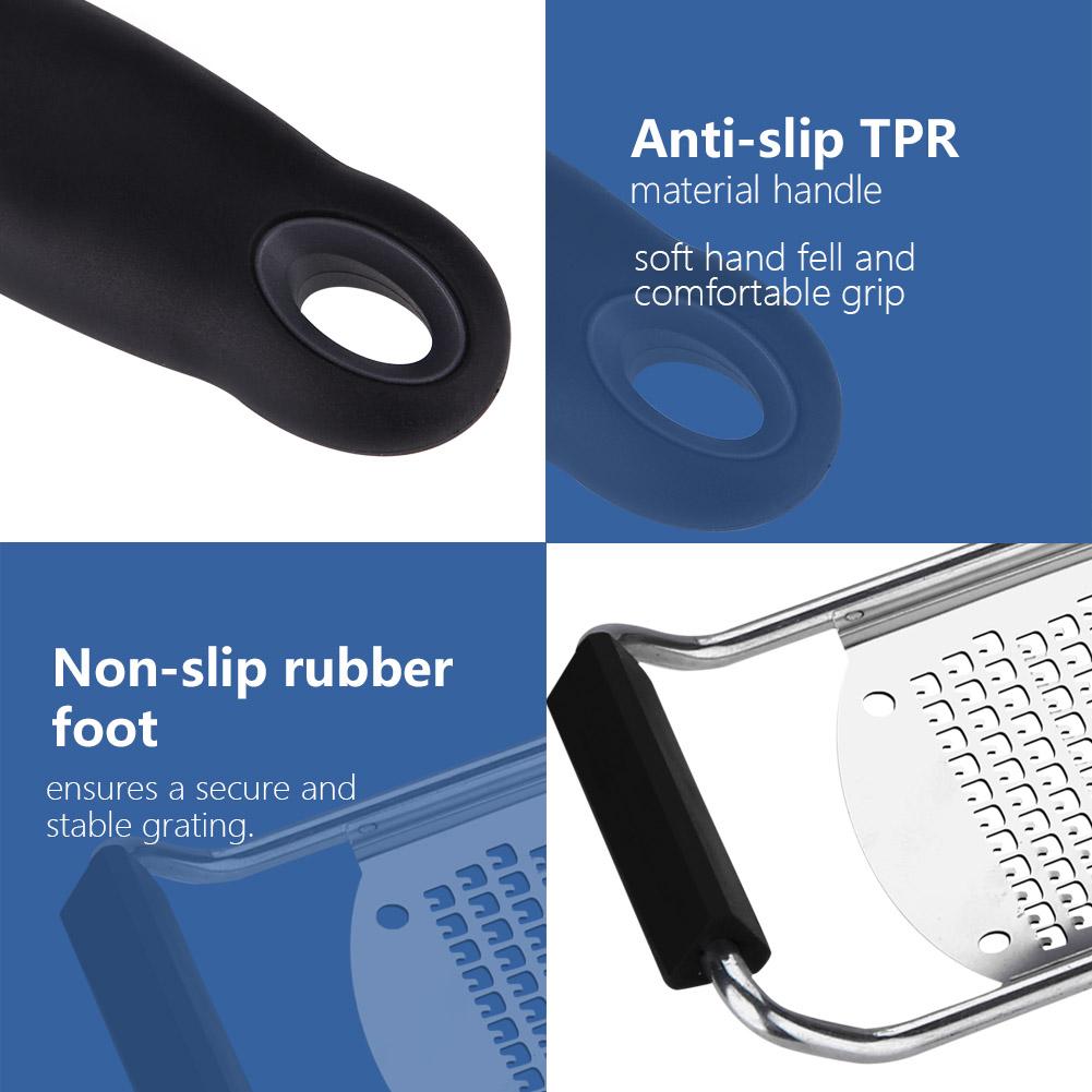 Blad av rostfritt stål Citronzester & Osthyvel Frukt Choklad Ingefära Köksredskap