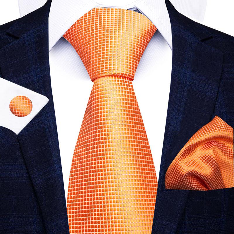 2025 Men'S Business Black Gift Box Striped Plain Tie Pocket Towel Tie Gift Set