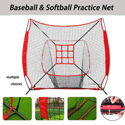 Siatka do treningu baseballowego do uderzania i rzucania Siatka do treningu softballowego Przenośny zestaw do treningu baseballowego na zewnątrz