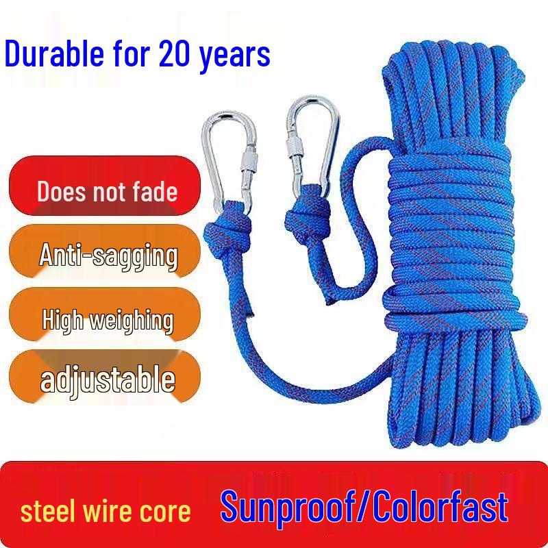 Multifunctional Non-Slip Outdoor Clothesline for Drying Clothes and Quilts