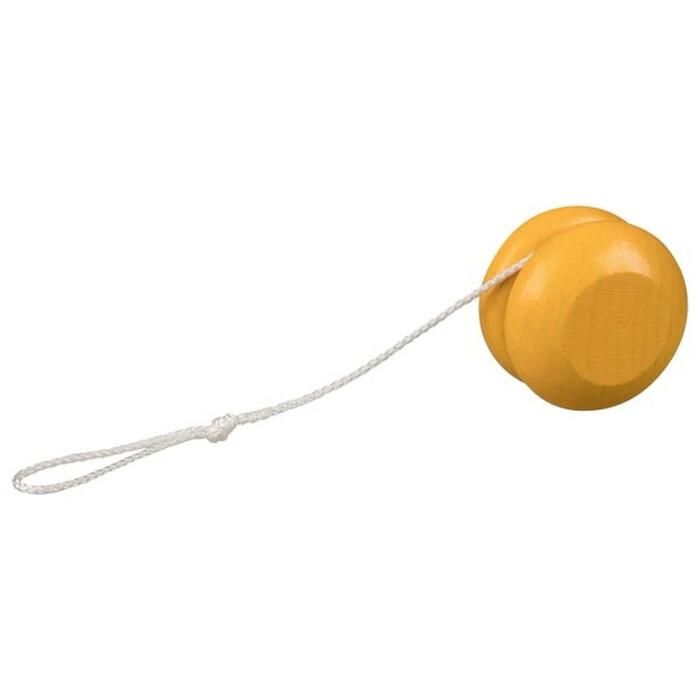 Toy - YO-YO - Classic - Beech Wood - Yellow - 5 Cm Diameter