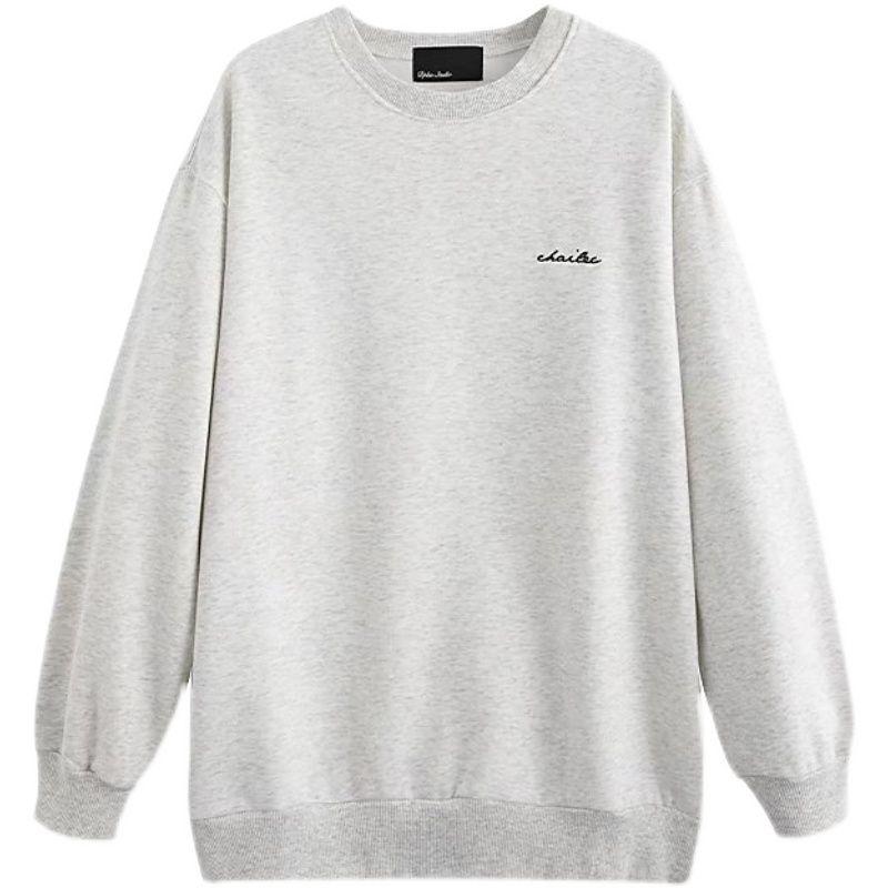 High Quality! Fashion Embroider Letters Sweatshirt + Sweatpants Sports Suit Women's Autumn and Winter Loose Large Design Hoodie Cotton