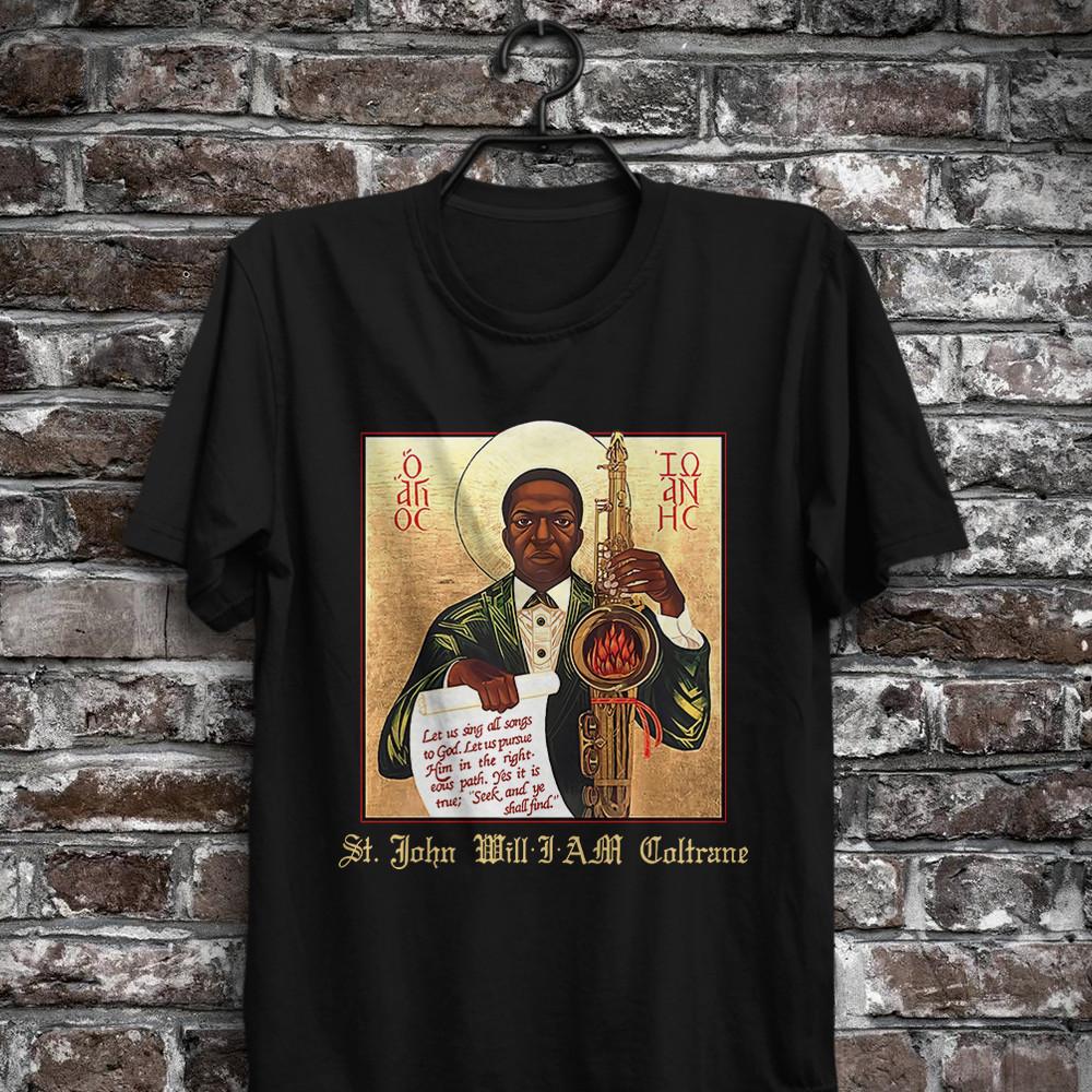 John Coltrane The Church of Saint Coltrane T-Shirt Gift Charlie Yardbird Parker Unisex T-Shirt