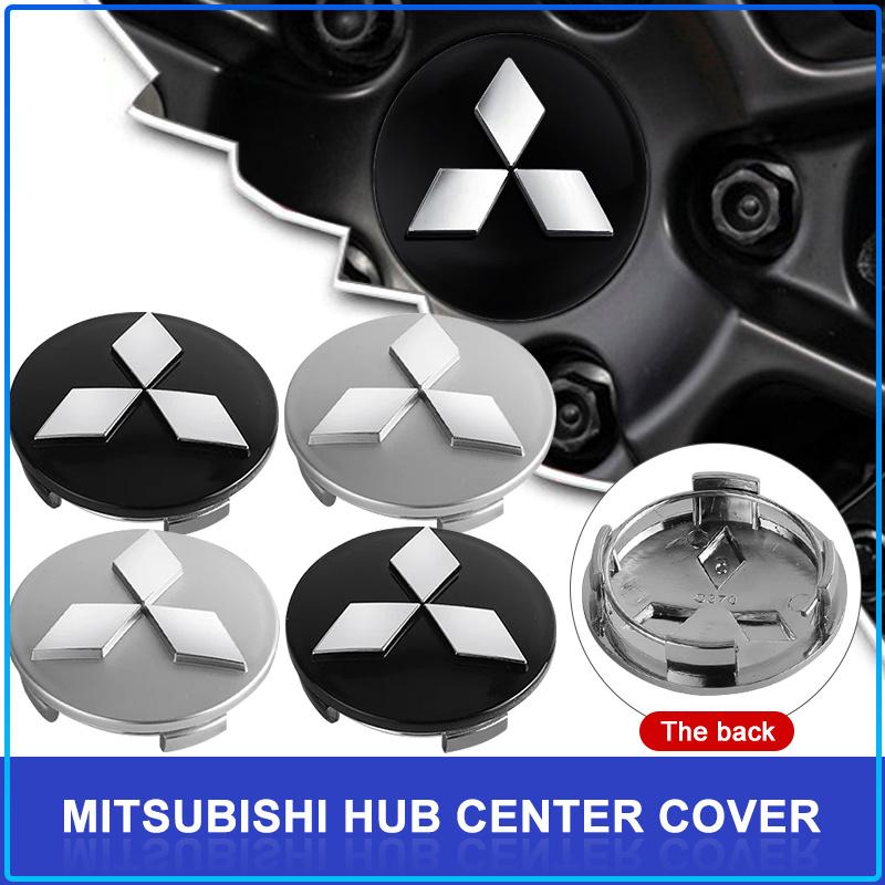 4 szt. Osłona Piasty Koła Samochodu 3D Metalowa Nakładka Środkowa Felgi Wodoodporna Do Mitsubishi Lancer Lancer ASX Outlander 2 3 Pajero Mirage exzos Pajero 4