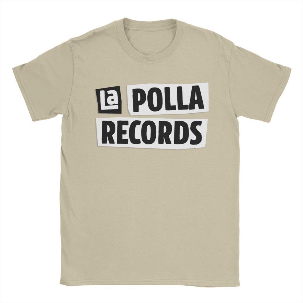 La Polla Records Band T Shirts for Men 100% Cotton Novelty T-Shirts Round Neck Tees Short Sleeve Clothes Summer