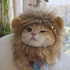 Decorative Pet Hat Soft Lightweight Lion-style Hats Breathable Pet Hood  Adorable Pet Photography Props Cat Costume  Cosplay