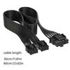 16PIN (12+4) Graphics Card Power Adapter Two 8pin Directly Connection 16AWG Thickened Wire For Stable Current Supply