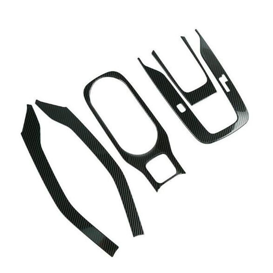 Carbon Fiber Look Gear Panel Cup Holder Cover Trim For Toyota Corolla 2019-2021