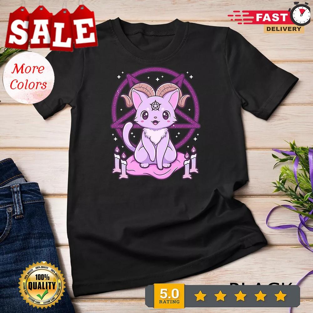 2025/Кавайный Пастельный Гот Крампус Милый Жуткий Готический Премиум Футболка Унисекс Футболка Унисекс Футболка S