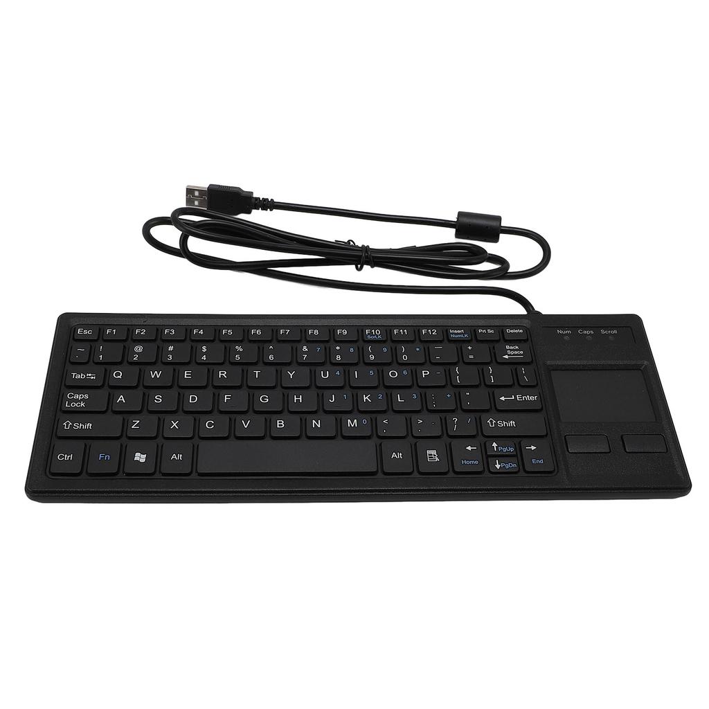 Mechanical USB Keyboard Water Resistant Integrated Touch Industrial Keyboard with Touchpad for Laptop Notebook PC