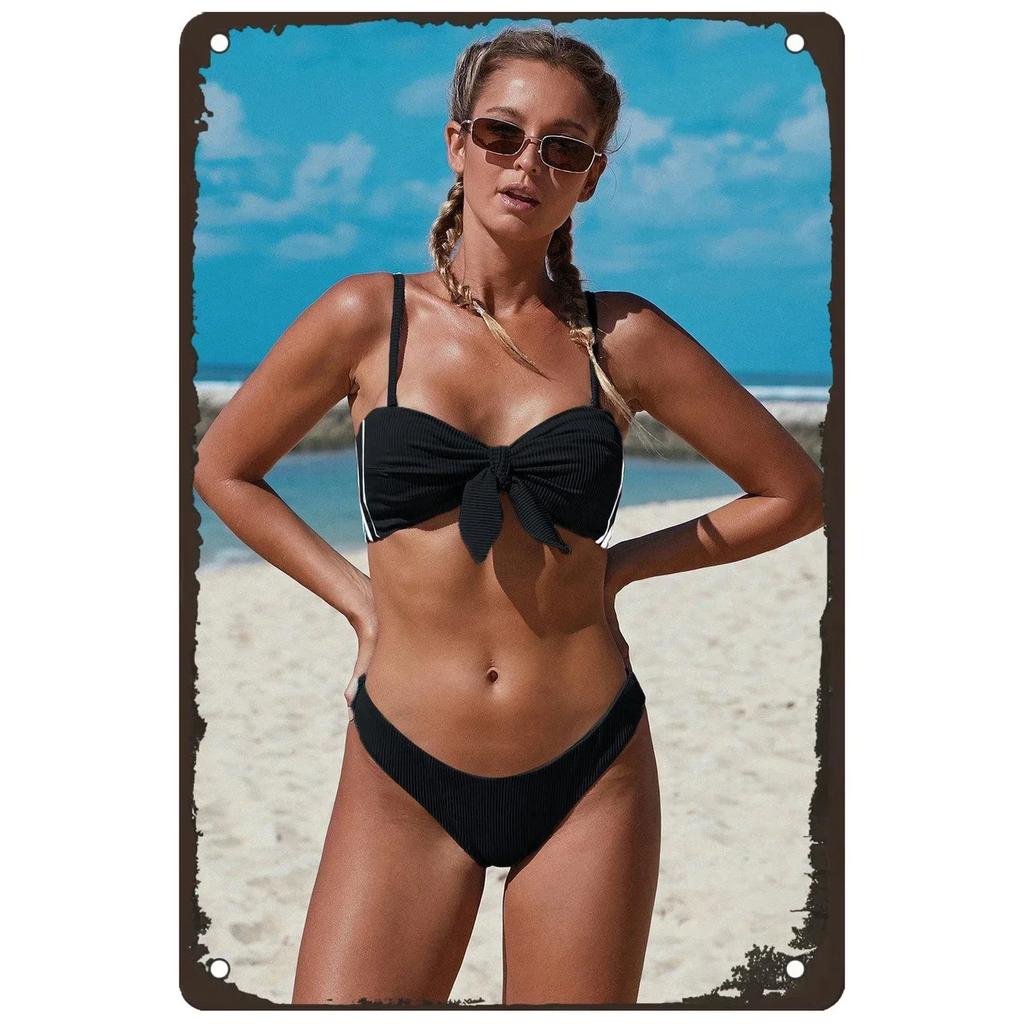 Metalowe Blaszane Znaki Vintage do Jaskini Mężczyzny, Plakat Pin-up Girl jako Sztuka Ścienna, Wystrój Domu