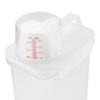 1PC 1100/1800/2300ml Laundry Detergent Dispenser Plastic Empty Liquid Laundry Soap Containers with Scale Laundry Powder Holder