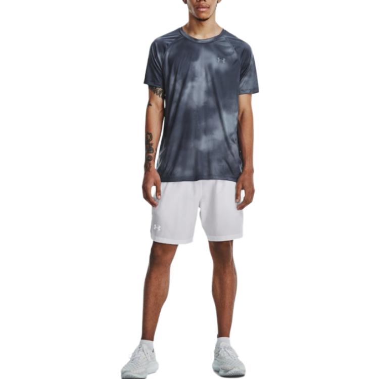 Under Armour Iso-Chill Batik-Print Rundhals Kurzarm T-Shirt SS23 Herren Oberteile Schwarz 1377882-001