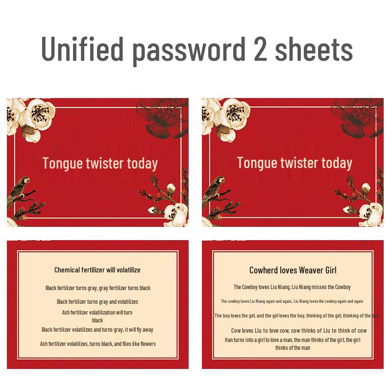 Bridal Prank Props: Groom's Morning Game Cards & Creative Photo Set