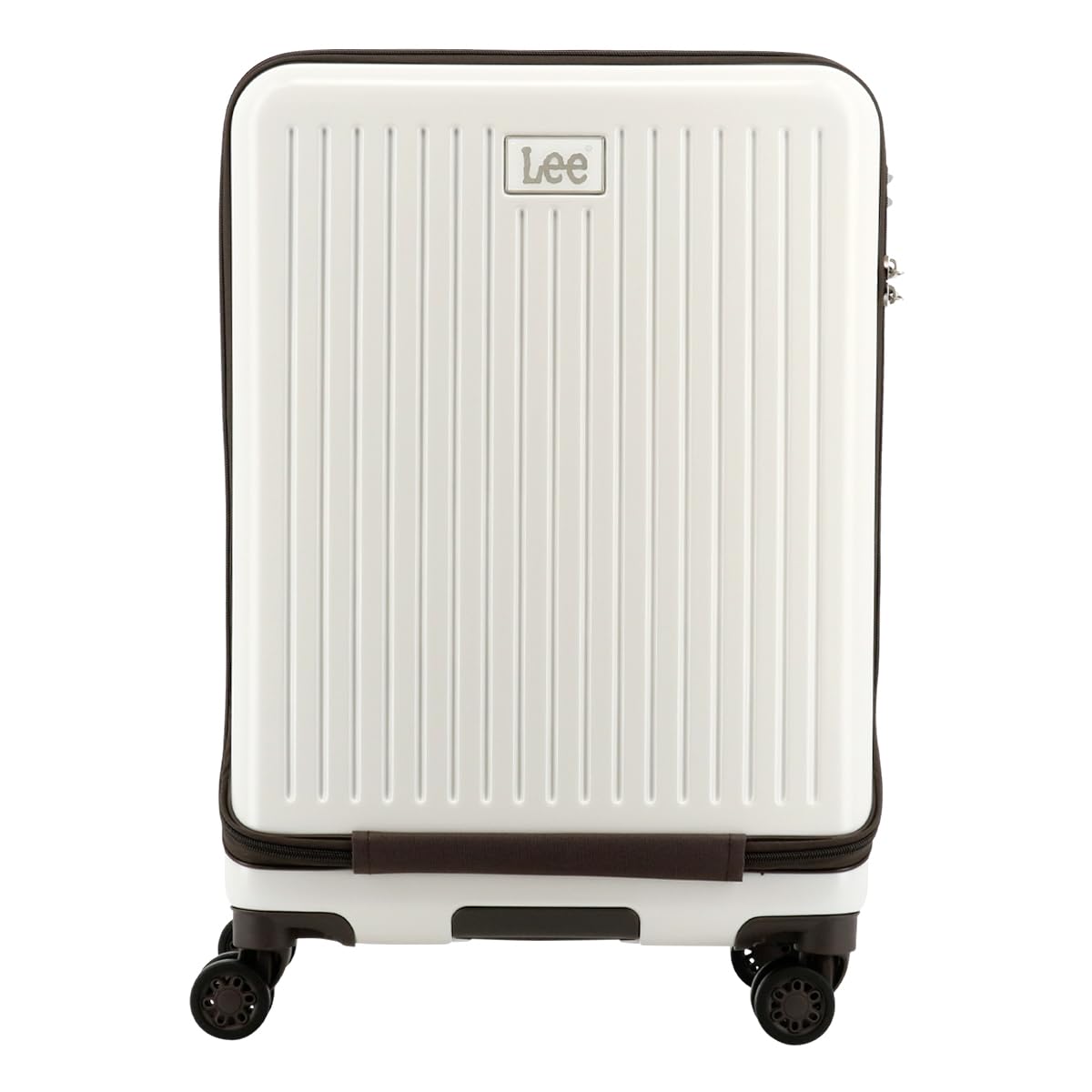 

Валіза 53L 55cm Front Open Lee 22 inch journey Hard carry with TSA lock White [Lee] 3.7kg 320-9021 [10]