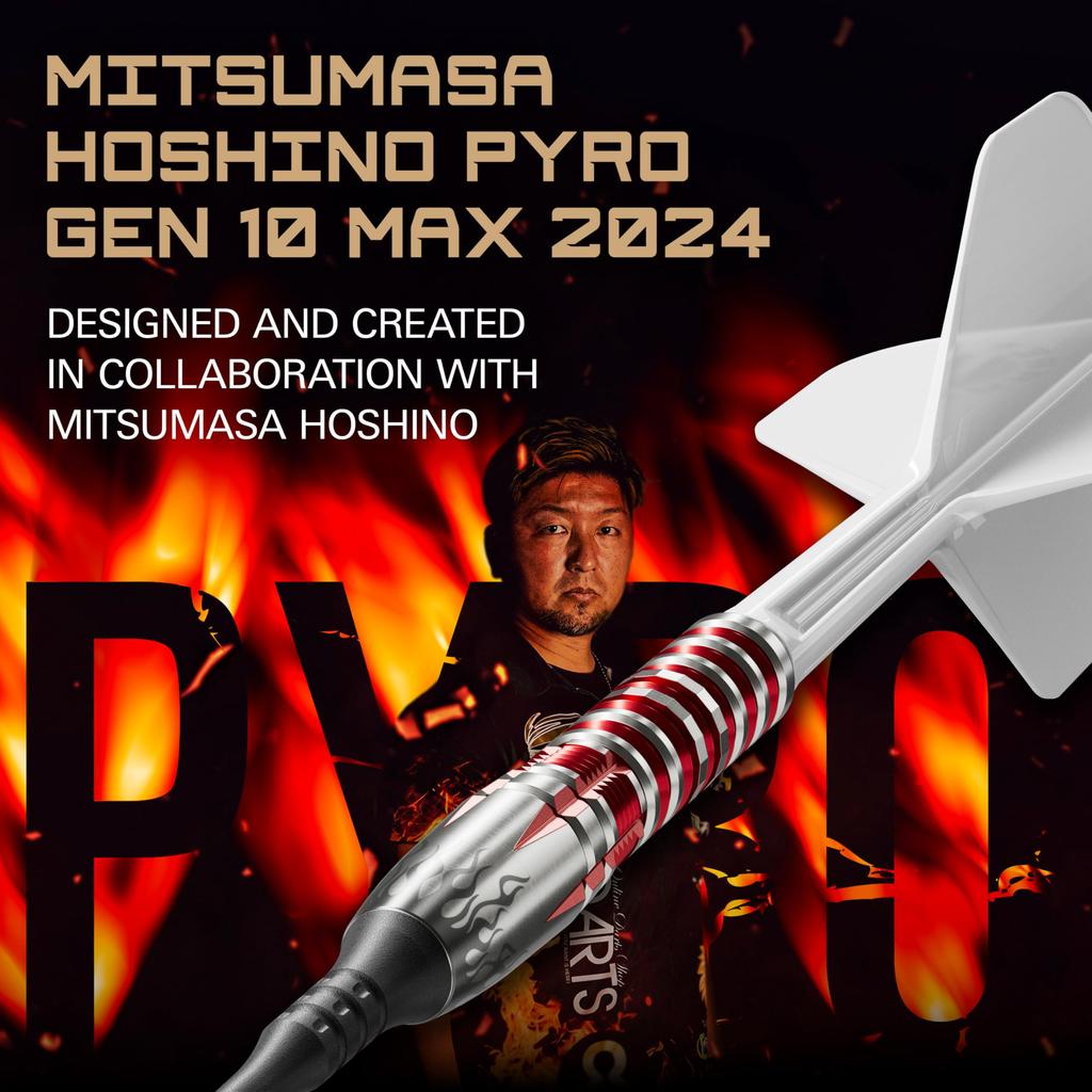 TARGET PYRO GEN-10 MAX 95% Tungsten 19g 2BA Soft Tip Darts