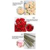 Artificial Flowers Fake Rose Bridal Bouquets 20 Heads Handheld for Arrangements Wedding Table Centerpieces Home Party