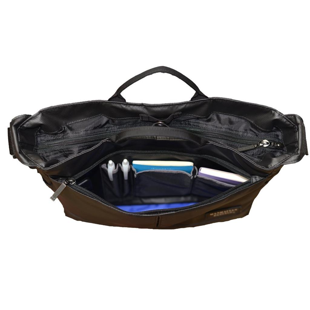 Manhattan Passage 3206MB Stylish A4 Shoulder Bag, Commuter, Plus 2, Unisex