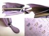 Authentic BOTTEGA VENETA Intrecciato Butterfly Motif Purple Leather Round Zip Wallet #a423  Refurbished