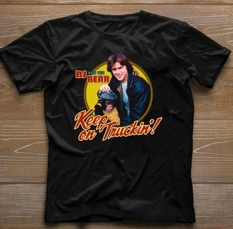 

26 Bj And Bear Keep On Truckin 1970 S Retro Tv Land 100% Cotton Tee Shirt Unisex T-Shirt M