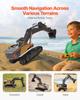 Remote Control Excavator Toy 22 Channel 1:14 Scale RC Excavator Digger