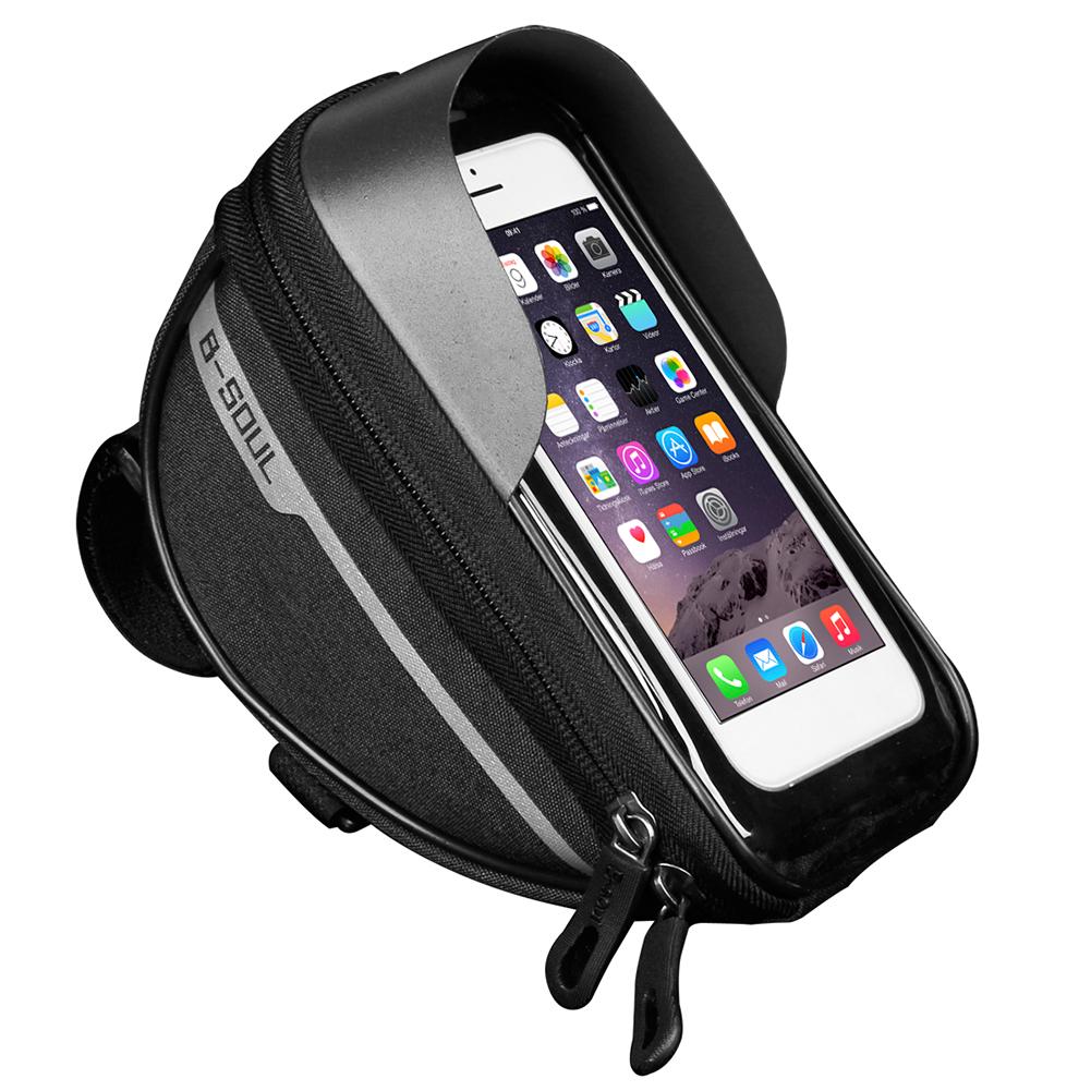 

Polyester Mountain Road Bike Waterproof Bag Various Specifications Optional Practical Touchscreen Cell Phone Stand Pannier чёрный