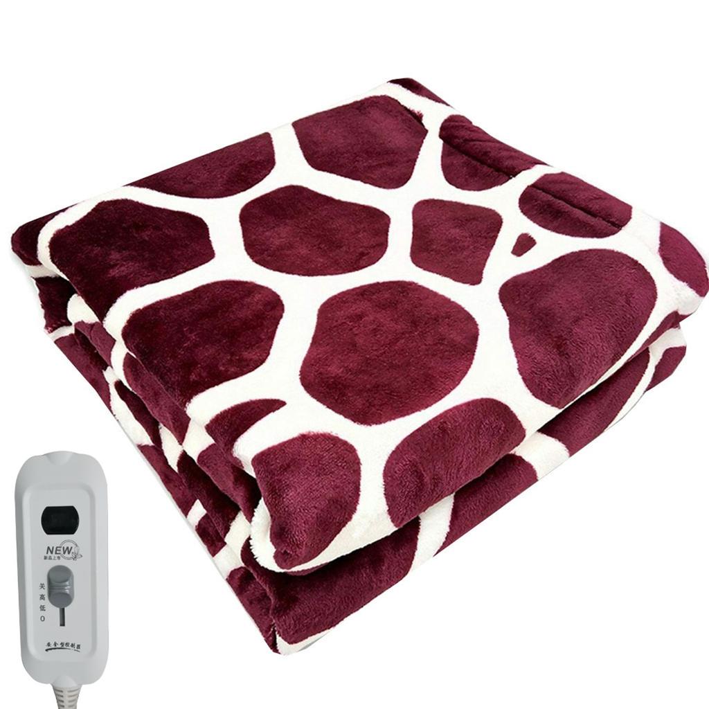 Cozy Soft Flannel Electric Heated Winter Blanket Blanket Electric Heated Soft