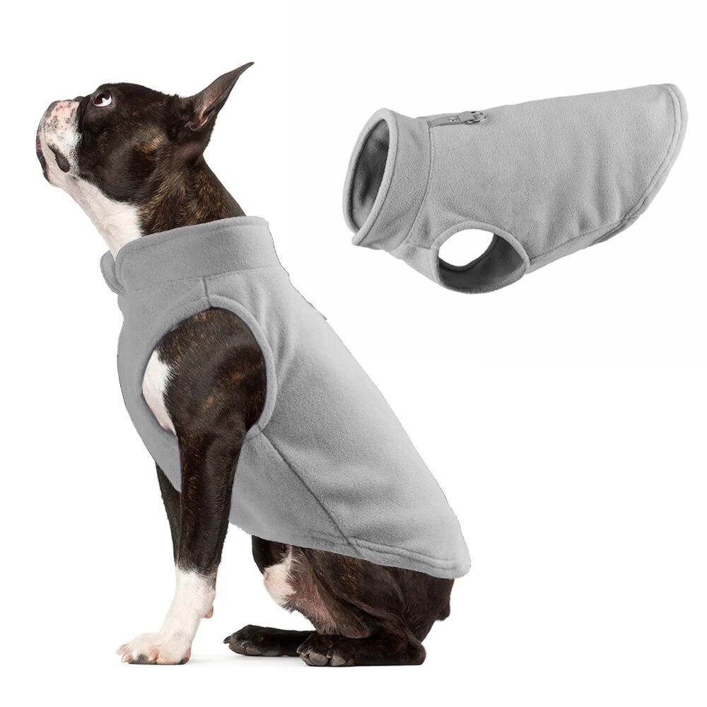 Warm Winter French Bulldog Vest Puppy Cat Clothing Pug Costumes Jacket For Small Dogs Chihuahua Fleece Pet Clothes Ropa Perro