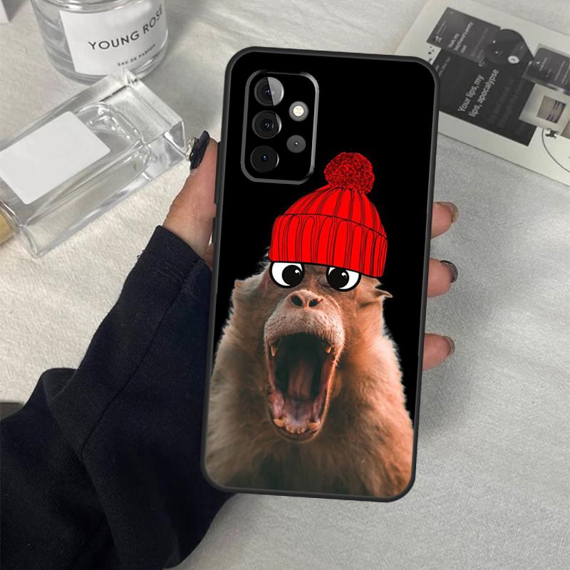 

Monkey Sipping Capri Meme Case For Samsung Galaxy A56 A36 A16 A33 A13 A23 A52 A32 A12 A54 A34 A14 A53 A15 A35 A55 A17 Samsung A32 5G