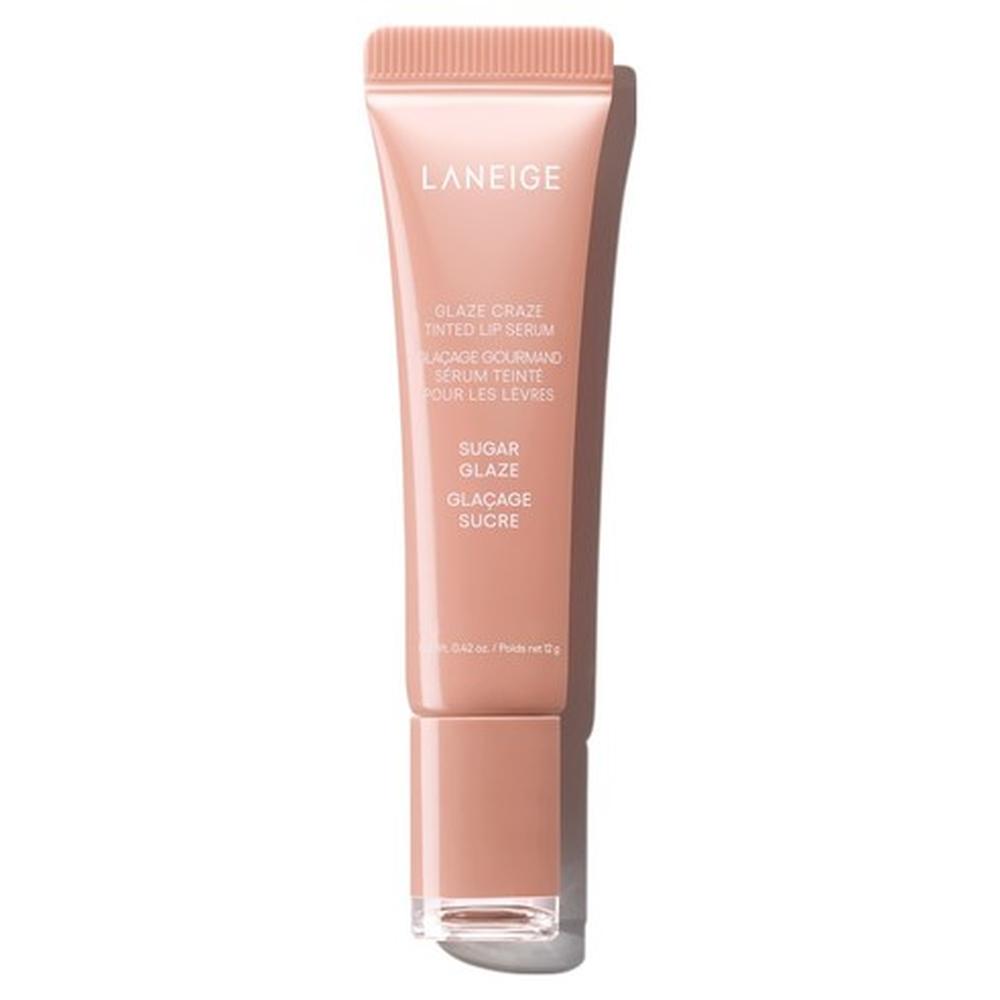 Laneige Glaze Craze Tinted Lip Serum 12g - Sugar Glaze - Hydrating Glossy Lip Care, Korean Sugar Glaze