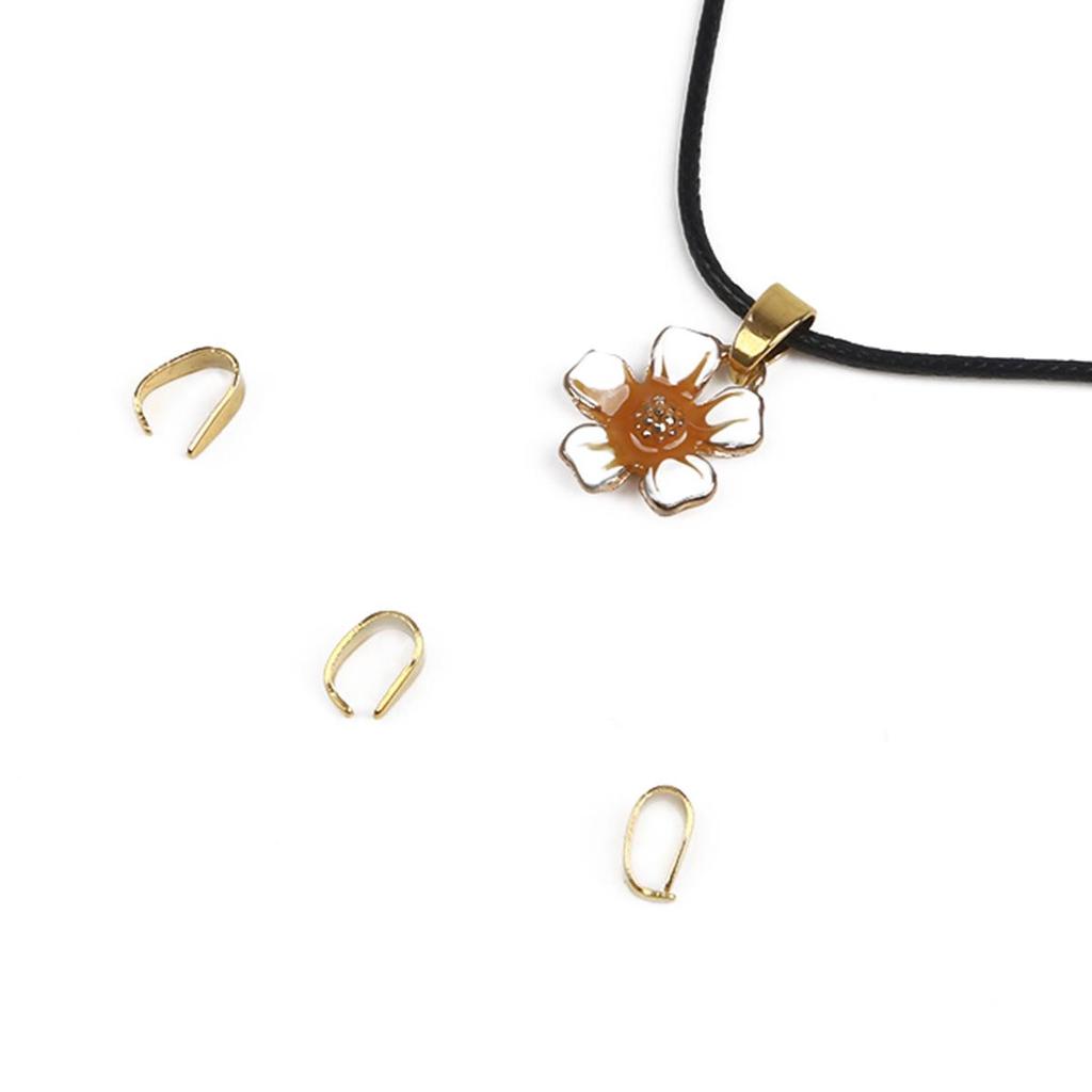 4x9mm Iron Melon Seed Buckle: Smooth Pendant Clip and Bracelet Clasp for DIY Handmade Jewelry