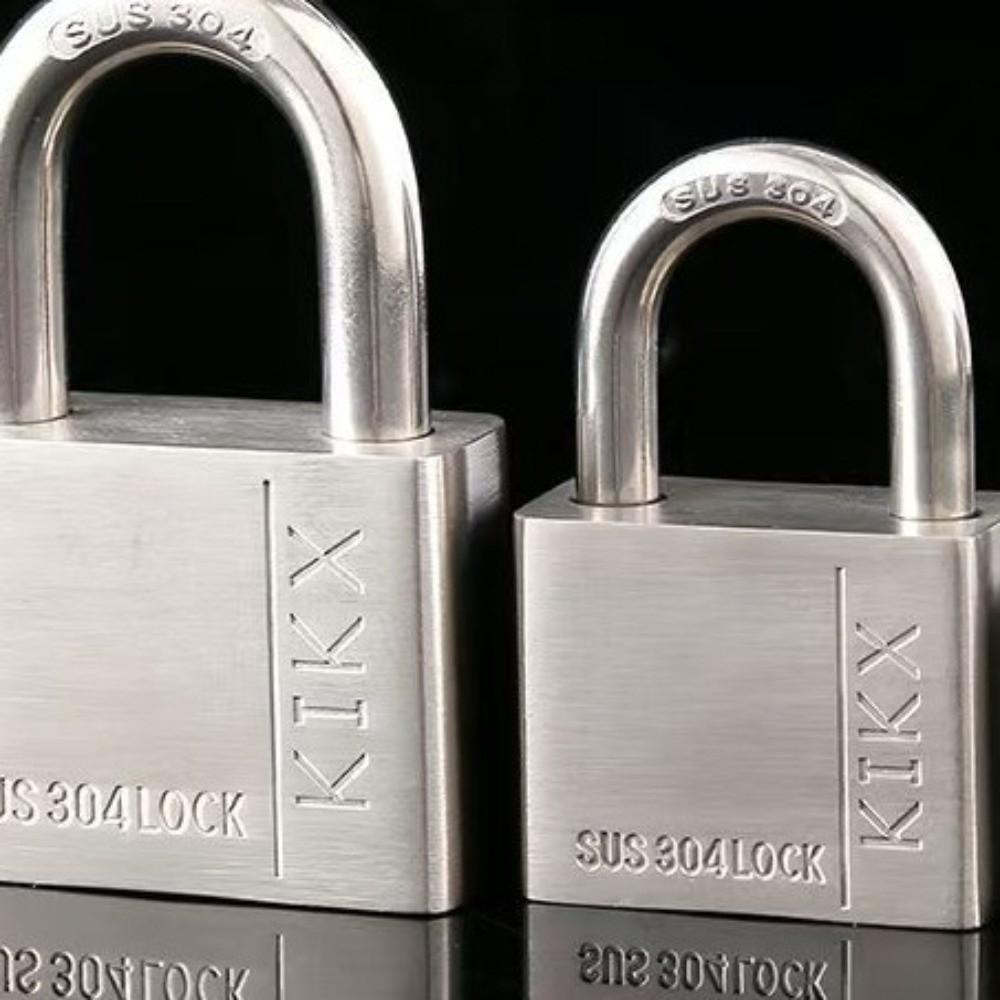 304 Stainless Steel Dormitory Cabinet Padlock Anti-theft Waterproof Suitcase Security Lock Secure