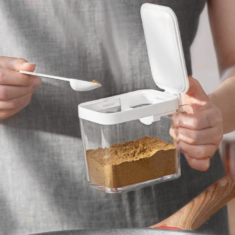 

Household Kitchen Supplies Seasoning Bottle Storage Box Seasoning Box Combination Wall-mounted Kitchen Set Seasoning Tank