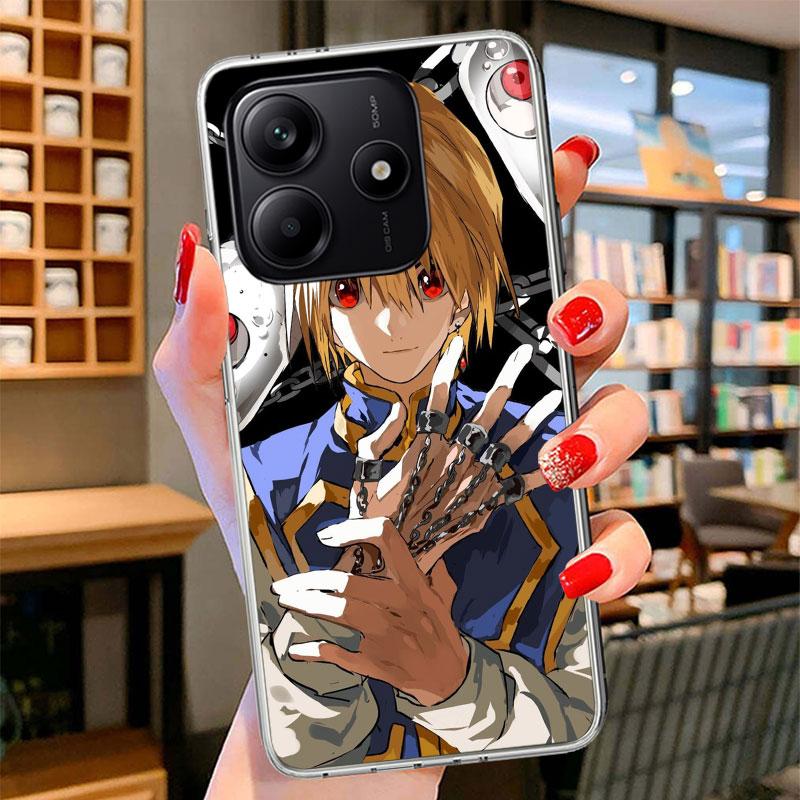

Huner X-Hunters Kurapika Phone Case For Xiaomi Redmi Note 15 14 13 12 11 10 Pro Plus 14S 12S 11S 11T 11E 10S Soft Fundas Shell R Redmi Note 15 Pro 5G