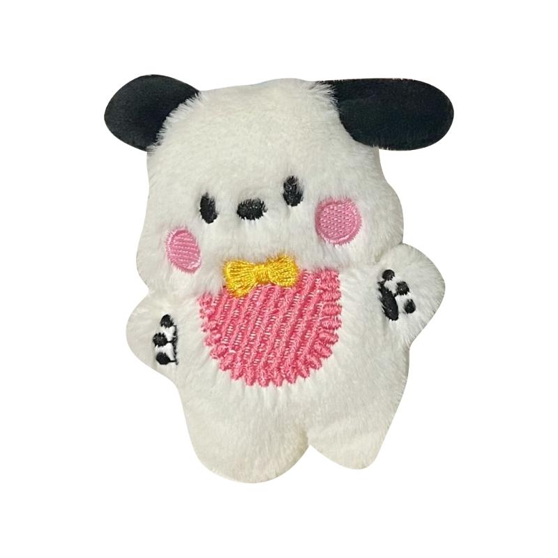 

2in1 Girls Hair Clip/Brooch Novelty Cartoon Puppy Shape Hairpin Cute Hair Barrettes Sweet Brooch for Toddler Gift 1