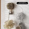 3pcs Removable Swivel Strong Suction Cup Hook Water And Moisture Resistant Suitable For Kitchen Bathroom