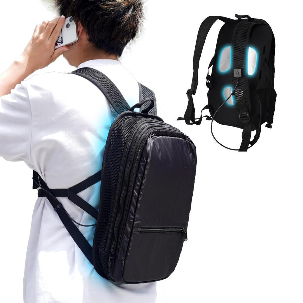 THANKO Peltier Cooling Backpack BACKC2HBK "Cool 2"