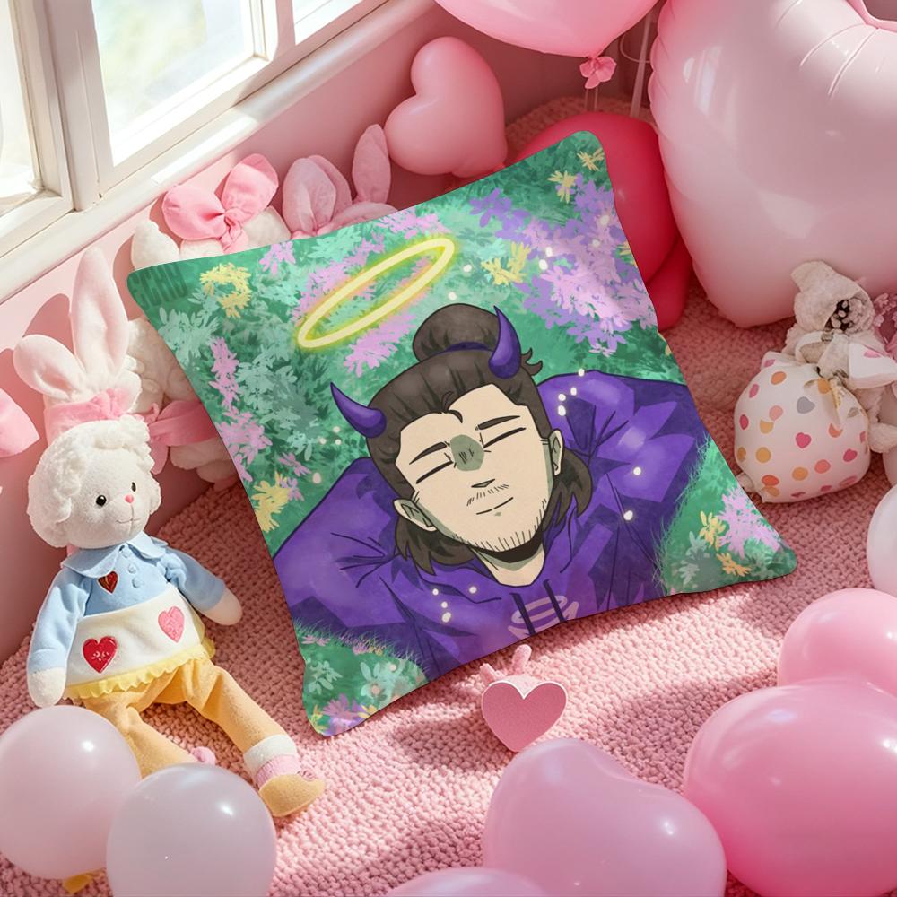 RRapper Thasup Pillow Case Soft Plush Fabric DoubleSided Printed Cushion Cover Warm Winter Sofa Pillow Case