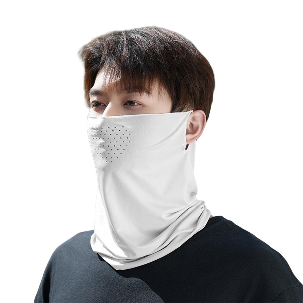 Summer Outdoor Hunting Face Mask Thin Breathable Quick-dry Sun Protection Ice Silk Scarf Pullover Neck Sport Face Cover