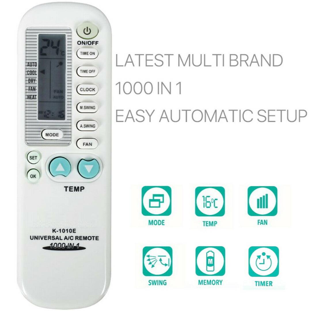 

PDTO Multi Brand 100-in-1 Universal Air Conditioner Remote Control Replacement