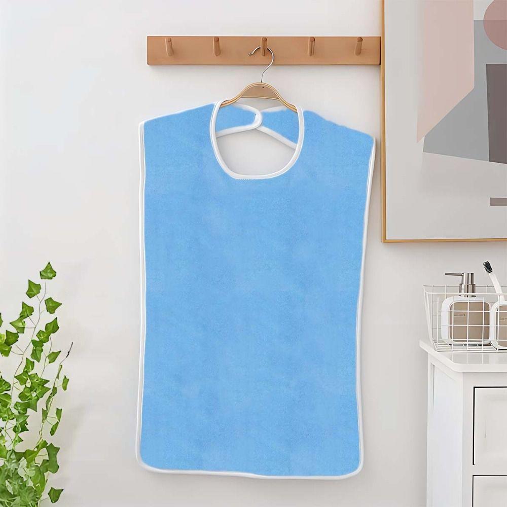 Stain Resistant Elderly Bib Washable Senior Citizens Bibs Multi-purpose Adult Bibs  Feeding Nursing