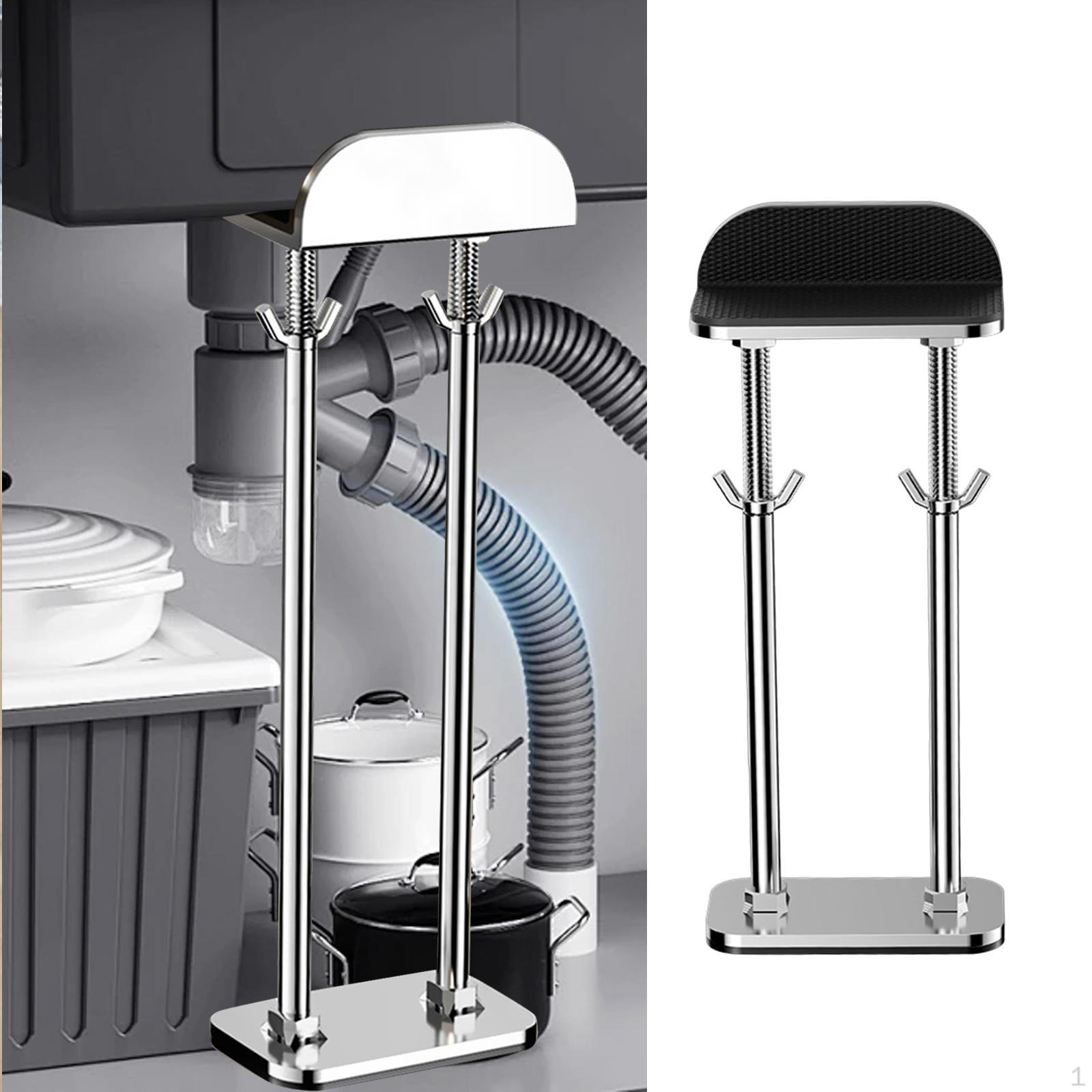 

Регулируемые стержни кронштейна для монтажа под столешницу с амортизирующей прокладкой для кухни и ванной 48cm to 57cm