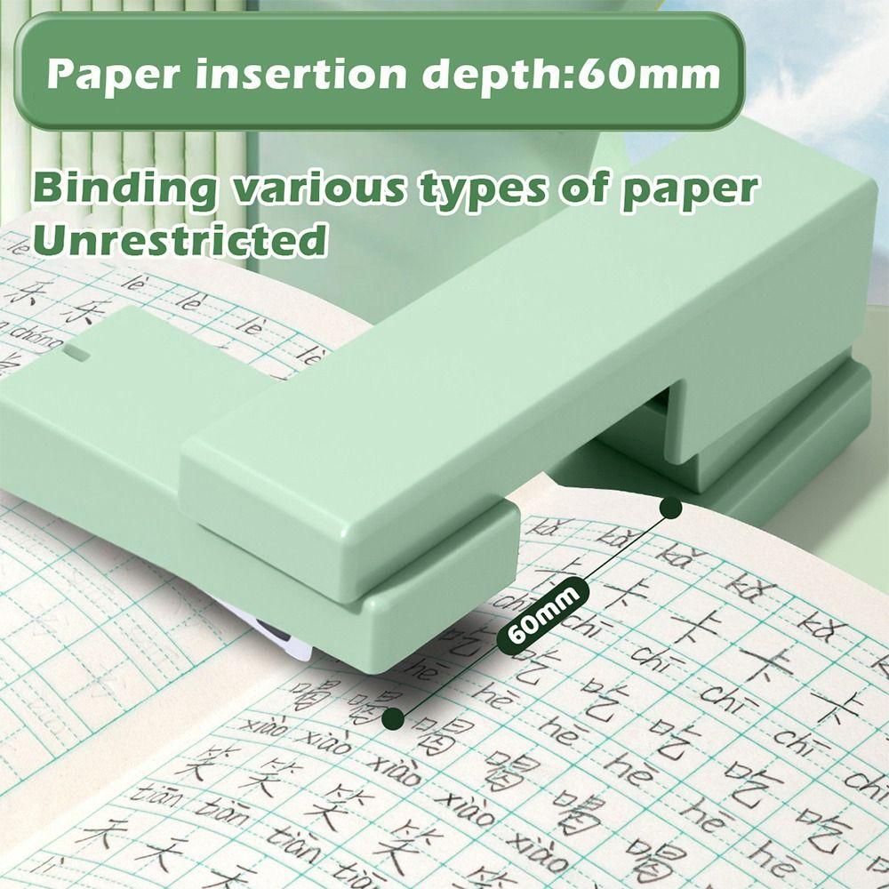 Use 24/6 Staples Stapler Heavy Duty 360 Degree Rotary Long Stapler Metal Multifunction Manual Binding Tool Bookbinding Supplies