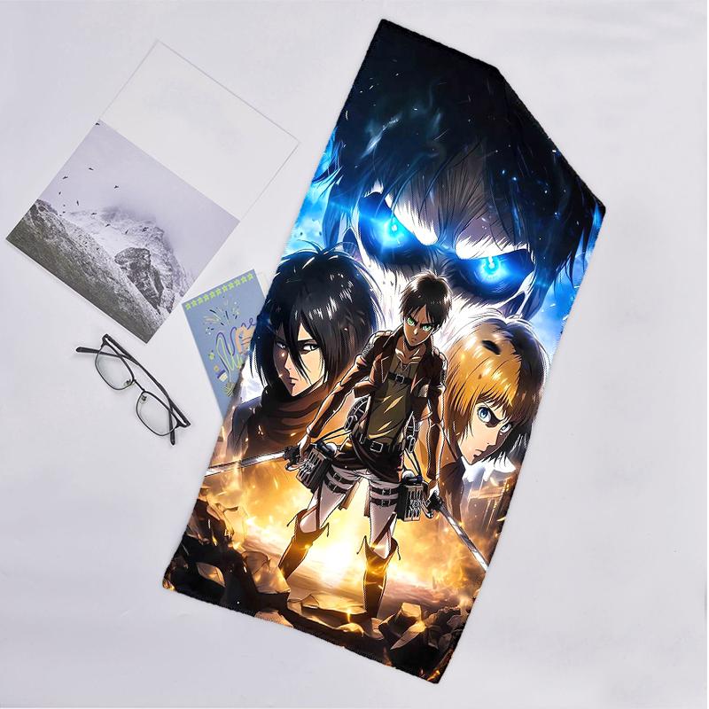 Attack Titan Fashion Beach Towel: Ideal for Summer Adventures Soft, Absorbent and Quick Drying Suitable for Swimming and Bathing