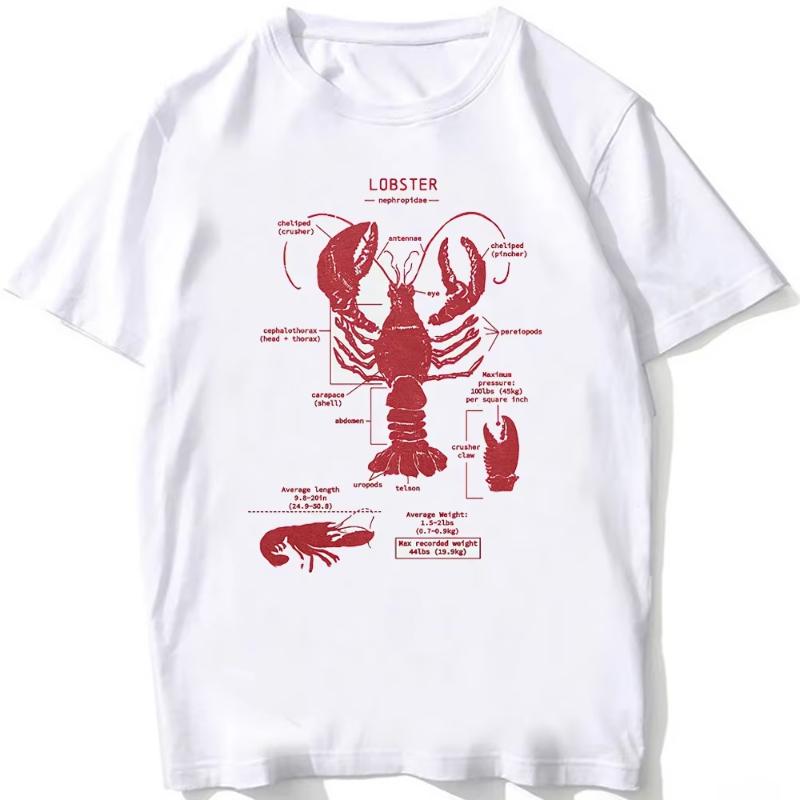 Whale Shark Anatomy Biology Tshirt Unisex Women Hip Hop Casual T Shirts Women Beach Diving White Tshirt Vintage Women Tees