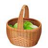 Handmade Imitation Rattan Basket: Fruit, Shopping, Vegetables, Picnic, or Storage