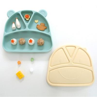 Conjunto de tampa de prato de sucção de silicone My Eli, menta, prato + tampa, itens populares para pais coreanos