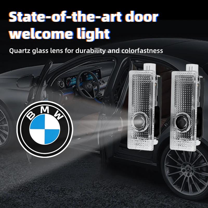 2025 Hot 2Pcs Car Door Welcome LED Projector Laser Logo Door Light For BMW E90 E60 E46 E93 F20 F21 F30 F31 F32 F33 F34 F15 F10 F